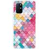 MUTOUREN Cover per Oneplus 8T Custodia in Silicone TPU Trasparenti Ultra Sottile Antigraffio Antiurto Protettivo Case con Pellicola Proteggi Schermo, Cubo Colorato