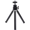 MYA - Mini treppiedi flessibile per macchina fotografica, treppiede in alluminio portatile per 1/4 adattatore nero