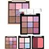 Generico Palette Trucco | Trucco Viso con Ombretti Blush e Illuminante Shimmer e Opaco Cosmetica Delicata | Effetto Delicato e Durevole per Viso Occhi Pelle Matura Occasioni Speciali
