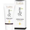 FLORA Crema Mani Karité BIO-COSMOS 100 ml - Nutriente Leggera con Burro di Karité, Olio di Jojoba & Aloe Vera, Assorbimento Rapido, Mani Morbide e Protette, Formula Vegan Made in Italy