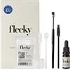 fleeky Browhenna Kit - colore delle sopracciglia per sopracciglia on fleek, polvere di colore all'henné per una colorazione naturale delle sopracciglia, ideale come regalo (Mini, marrone medio)