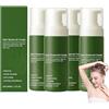 blmcoos Crema depilatoria maschile con aloe vera naturale, crema depilatoria per pelli sensibili, crema depilatoria indolore per viso e corpo, schiuma depilatoria morbida, idrata e lenisce la pelle (4)
