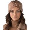 Vivisence Fascia Per Capelli Da Donna In Morbido Tessuto A Maglia Con Intreccio Decorativo Perfetta Per L'Autunno E L'Inverno Aderenza Confortevole E Design Elegante, Beige,Taglia Unica