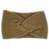 FANTASIE TERRENE Fascia per capelli, Donna, in 50% Cashmere Riciclato Certificato di alta qualità, Made in Italy. (Beige)