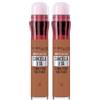 Maybelline New York Il Cancella Età Correttore Liquido Colore 13 Cocoa per Coprire Occhiaie Imperfezioni e Contouring con Applicatore a Spugnetta - 2 Correttori