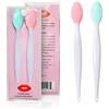 YOUKOOL Pennello per labbra, pennello esfoliante in silicone su entrambi i lati.