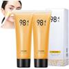 SPAYEIM Maschera peel-off in lamina d'oro, maschera per il viso antirughe peel-off, maschera per il viso in oro Beilingmei al 98,4%, maschera peel off dorata, maschera per il viso antirughe (2pcs)