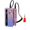Uxsjakjsd Trapano Elettrico per Unghie, 35000 /Min, Elettrica per Unghie, Levigatrice Elettrica per Unghie con Modalità Pausa per Unghie Acriliche e In Gel, Colore Rosa.