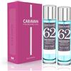 CARAVAN FRAGANCIAS - Scatola regalo con 2 profumi n. 62 da 150 ml, per uomo