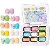 Generico Gel Smalto per Unghie | Painting Nail Gel,9 Colors Art Palette Set for Manicure Decoration Drawing Sculpture Molding Salon Women Girls