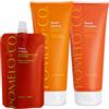 POMÉLO + CO. Pomélo+Co. Peach Trio: maschera per capelli, shampoo + balsamo - idratante per capelli secchi - set vegano * con ingredienti ricchi e nutrienti
