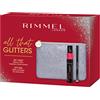 Rimmel London Kit Regalo Donna All That Glitters Collection, Pochette Small con Mascara Day 2 Night e Matita Occhi Soft Kohl Kajal 061