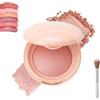 QFFYFZAL Blush Illuminante Cotto Makeup Bloom Up, Blush in Polvere Glitterata Soft Pinch, Contour & Illuminante, Lunga Tenuta e Leggero, Adatto a Tutti i Tipi di Pelle