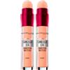 Maybelline New York Il Cancella Età Correttore Liquido per Coprire Occhiaie Imperfezioni e Piccole Rughe con Applicatore a Spugnetta Colore 08 Buff - 2 Correttori