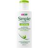 Simple®, Kind to skin purifying cleansing lotion, lozione detergente dermopurificante delicata sulla pelle; confezione da 3 pezzi da 200 ml ciascuno
