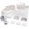 LAMXD Knit Blocking Pins Kit, Knit Blocking Combs - 25 Pettini per Blocking Knitting, Crochet, Lace o Needlework Projects - Extra 100 T-pin - da utilizzare con tappetini bloccanti per Knitting Mat