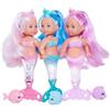 Simba - Evi Love Mermaid, bambola sirena con pinna che brilla, cm 14, tre colori assortiti, selezione casuale, dai 3 anni in su, 105733958