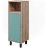 Vicco Mobiletto bagno Agasta, Verde menta, 30 x 87.2 cm