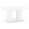 Vicco Tavolo da pranzo allungabile Dix, Bianco, 140-180 x 90 cm, con piano ribaltabile e struttura estensibile