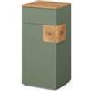 Vicco mobiletto bagno Eden, Verde, 40 x 84 cm, ampio spazio di archiviazione per gli accessori del bagno
