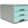 Arda Cassettiera Mini 3 Cassetti Colore Azzurro Pastello 19P3PPASBL