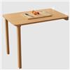 FAXJRU Tavolo Da Muro Pieghevole Tavolino Porta PC Da Parete Multifunzionale Salvaspazio Per Cucina Sala Da Pranzo Soggiorno (Colore Legno, 80*60cm/31.5*23.6in)