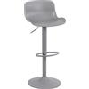 Cosma Set 2 Sgabelli, Plastica cm 44x45x81/102 h Colore Grigio
