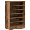vidaXL Scarpiera Legno Antico 60x35x92 cm in Legno Multistrato, mobile per scarpe, mensola per scarpe, porta scarpe, armadio per scarpe