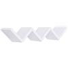MODULARREDO | SAETTA Mensola da Muro, Mensola Cameretta, Mensola da Parete, 57x11 p15.5 cm, Bianco - Made in Italy