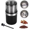 ZBYXPP Mini Spice Coffee Grinder Elettrico Macinazione Veloce Multifunzione Smash Machine Dry Grain Mill Grinder per Spezie Semi Riso Fagioli Condimenti(Double)