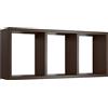 MODULARREDO | TRISTANO Mensola da Muro, Libreria Sospesa, Libreria da Parete, Scaffale da Parete, Wengè, 70x30 p15.5 cm, Kit Tasselli Inclusi - Made in Italy