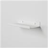 Steelnovo | Caronte, Mensola Portafoto in Metallo Verniciato, Mensola da Parete Portaoggetti, 20x3x10 cm, Colore Bianco, Design Minimal e Moderno, Scaffale da Muro, Made in Italy