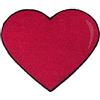 Fisura - Zerbino ingresso casa in cocco cuore con supporto antiscivolo in PVC. Zerbino dalla forma originale. Dimensioni:60 cm x 50 cm x 1,5 cm. Rosso