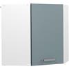 Vicco Mobile angolare da cucina R-Line, Grigio-blu, 57 cm, per la libera combinazione all'interno di sistemi cucina modulari