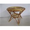 fantasie d oriente Tavolo TAVOLINO in Rattan Naturale DIAM.CM.65X56 H. Vimini MIDOLLINO