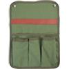 Buyter Borsa per braccioli, organizer per sedie a sdraio, tasche laterali per sedie da spiaggia, con 1 grande tasca, 3 piccole tasche, per divano reclinabile (verde)