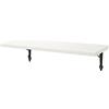 IKEA KROKSHULT/BERGSHULT Mensola da Parete, 80x30 cm, Bianco/Antracite