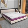 Mundialflex Topper 140x190 in Memory Foam Alto 5 cm - Correttore per Materasso, Sfoderabile con Rivestimento Aloe Vera, Traspirante e Ortopedico - Made in Italy - Coprimaterasso con 4 Angoli Elastici