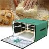 Rusopobe Versatile lievitatore per Impasto riscaldato, Cestino Pieghevole riscaldato per lievitazione con Controllo della Temperatura, Scatola di fermentazione del Pane(Green,65 * 45 * 32cm)