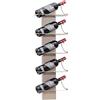 CASSETTE POSTALI ALUBOX ALUBOX VIRGO Porta Vino Da Parete A Colonna 83,5X30X14,6 Cm Portabottiglie Da Parete In Alluminio Con 5 Mensole A C Inclinate In Lamiera Zincata 30X10,6 Cm Per 5 (SABBIA)