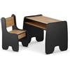 defiPad® Tavolino Bambini con Sedie | Elegante Tavolo Contenitore con Comoda Sedia | Tavolino e Sedie per Bambini | Mobili per Cameretta e Stanza dei Giochi