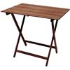 MARIOSUPERTSORE TAVOLO TAVOLINO PIEGHEVOLE BIRRERIA LEGNO NOCE RICHIUDIBILE 60x95 CM CAMPEGGIO GIARDINO CASA
