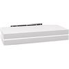 WOLTU Mensola da Parete, Mensola da Muro, Mensola in Legno MDF, Bianca, set di 2, per Cucina, Bagno, Soggiorno, ecc RG9319ws-2