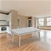 Indomita Tavolo allungabile Piano Ceramica Marmo Bianco Puro Presena 160x90x76h