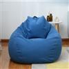 Odot Pouf Poltrona a Sacco, Moderno No Ripieno Poltrona Sacco,Sacchetto di Fagioli con Manico per Adolescenti e Adulti, Indoor e Outdoor Decorazione Bean Bag (Blu Navy,90x110cm)