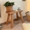 Leaceuv Panca in Legno da Interno,Panchina Panchetta da Esterno,Panche da Giardino,Panca Spogliatoio,Panca Sedia Senza Schienale o Braccioli,Tavolino Basso,Sgabello Lungo per Ingresso,Sala da pranzo(50x26x45c