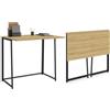 IDMarket - DETROIT scrivania pieghevole di design industriale
