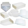 ShowRoom Vicidomini Gommapiuma Spugna Sagomata Poliuretano 18 kg/MC da 60 a 90 cm Varie Sagome Forme Gomma Piuma Imbottiti, Imbottitura Cuscini divani sedie poltrone (65 x 55 x 5 cm.)