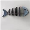 AAHIFIT Mensola decorativa da parete in stile mediterraneo brezza marina - Mensola galleggiante a spina di pesce in legno creativo arazzo da parete con nicchia, decorazione per la casa (scaffale per