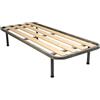 Bed Store SISTEMI RIPOSO Rete A Tavole Singola 90X190 Ortopedica Rinforzata 4 Piedi H30 cm